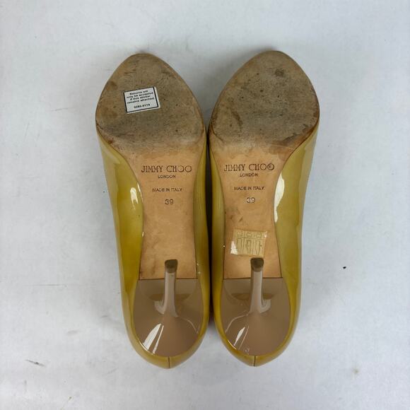 Jimmy Choo Patent Leather High Heels Pumps Women's 39 US 9 - Picture 8 of 13